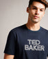 KENEDY-Tops-SS Regular Fit Branded T-Shirt- Ted Baker Romania